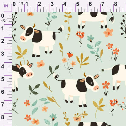 Barnyard Friends Pattern 11 Minky Fabric