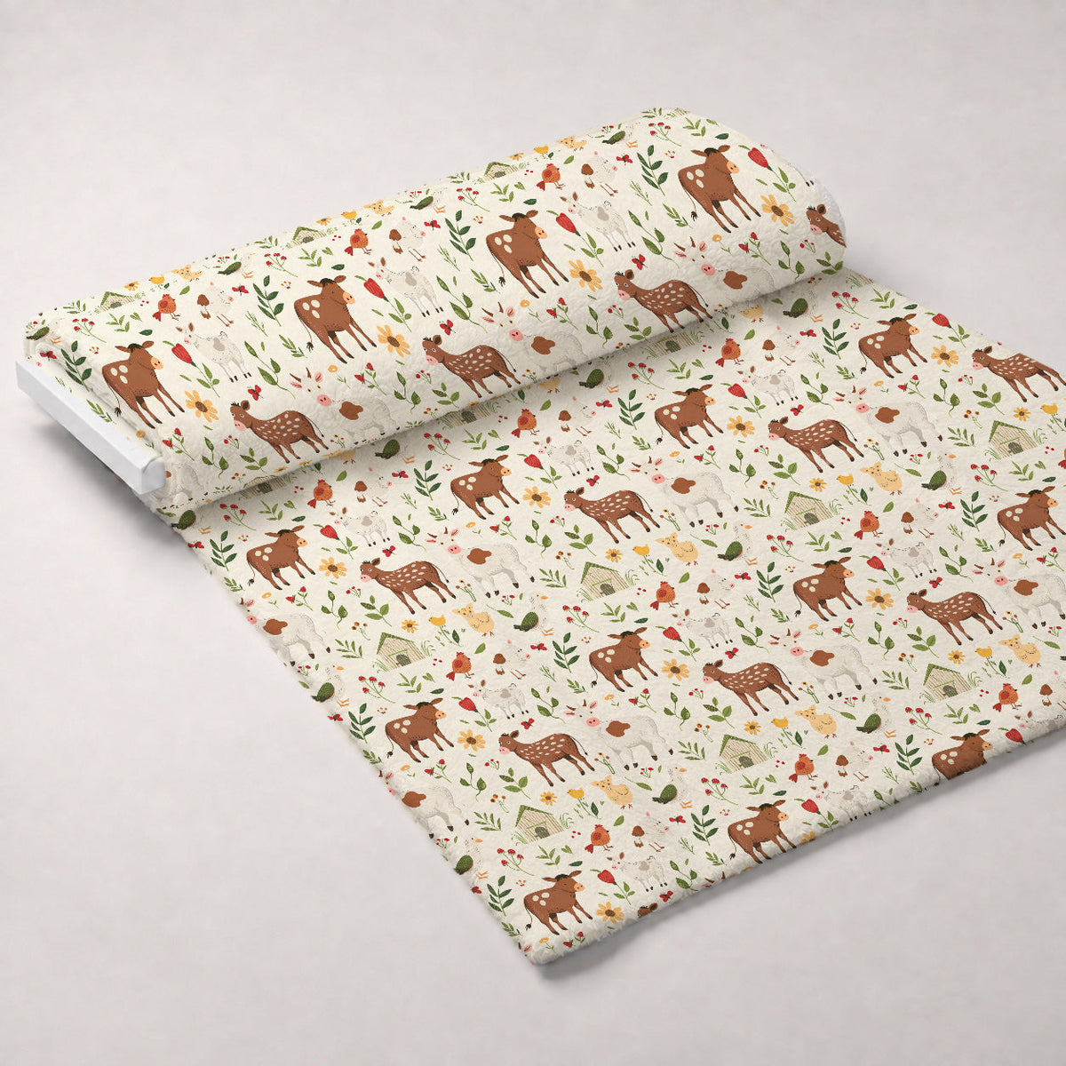 Barnyard Friends Pattern 12 Minky Fabric