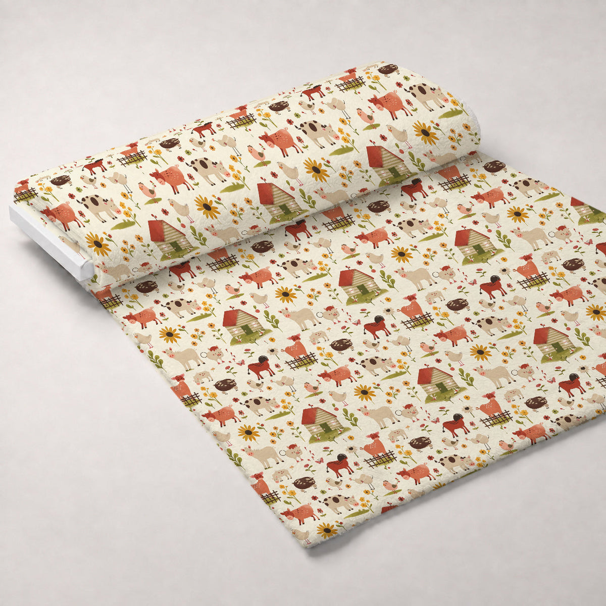 Barnyard Friends Pattern 14 Minky Fabric