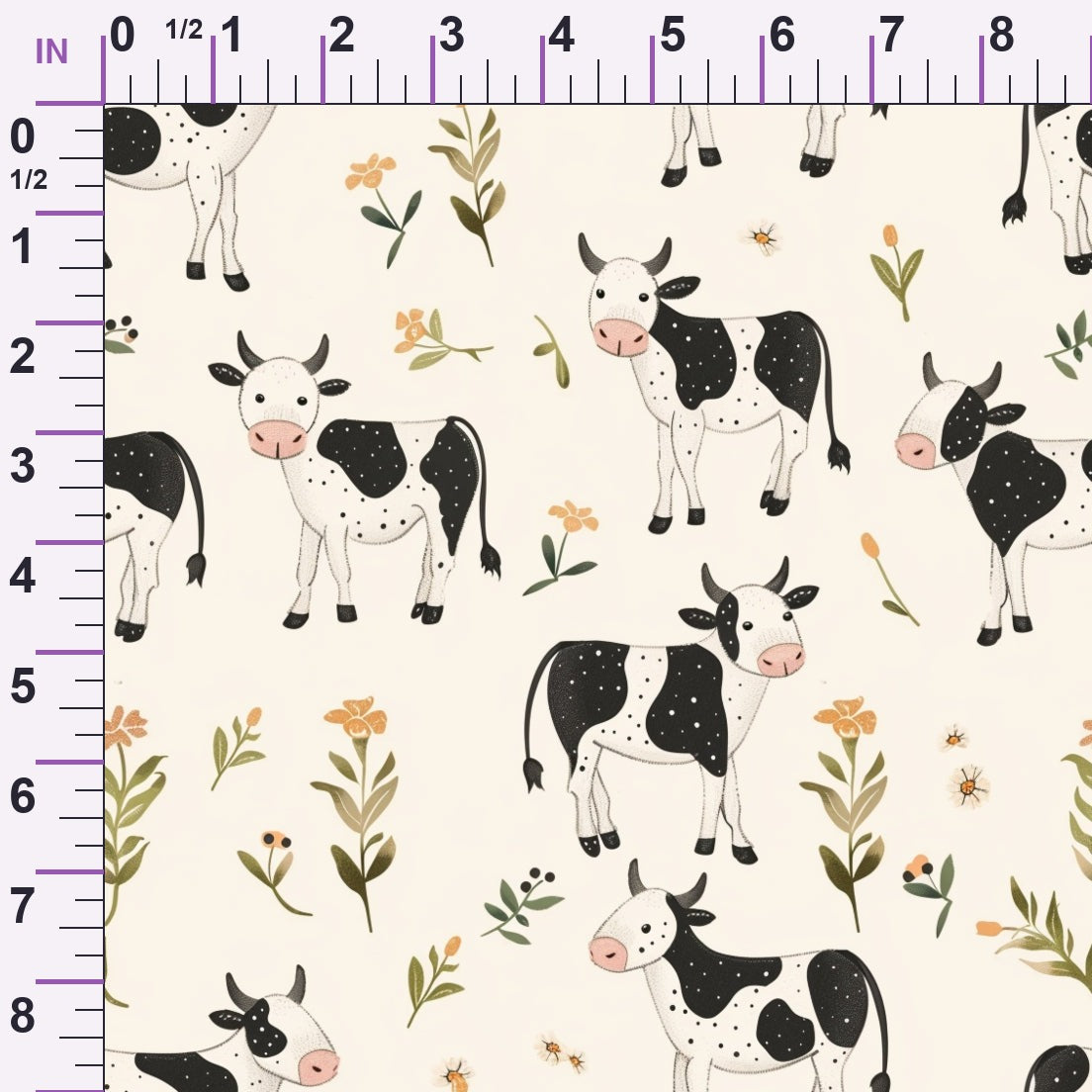 Barnyard Friends Pattern 16 Minky Fabric