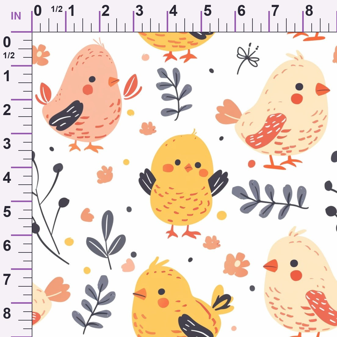 Barnyard Friends Pattern 18 Minky Fabric