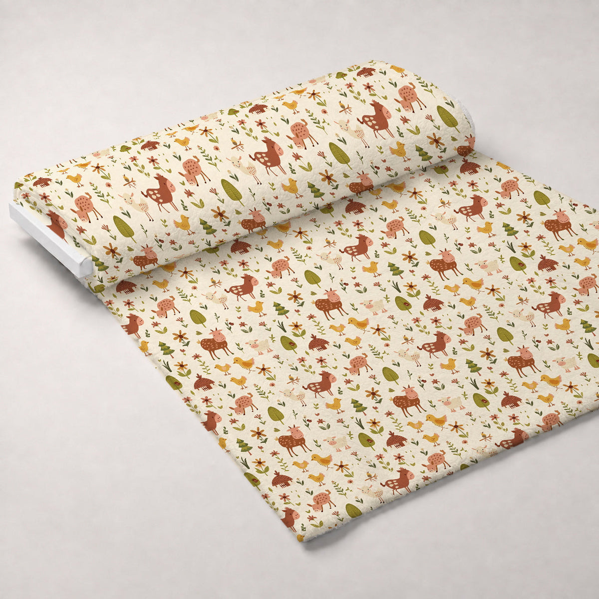 Barnyard Friends Pattern 3 Minky Fabric