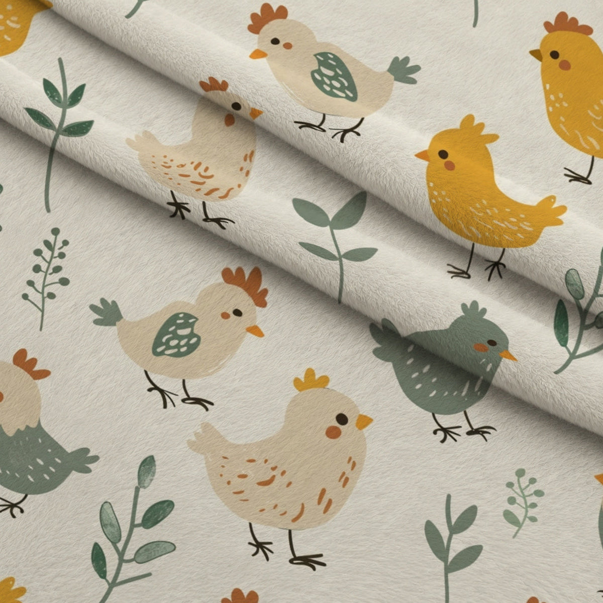 Barnyard Friends Pattern 6 Minky Fabric