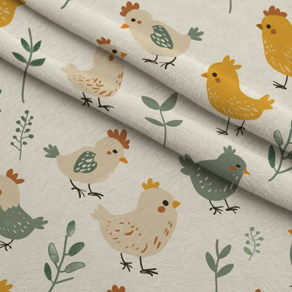 Barnyard Friends Pattern 6 Minky Fabric