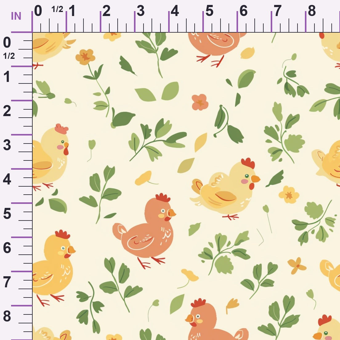 Barnyard Friends Pattern 7 Minky Fabric