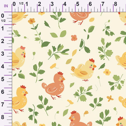 Barnyard Friends Pattern 7 Minky Fabric