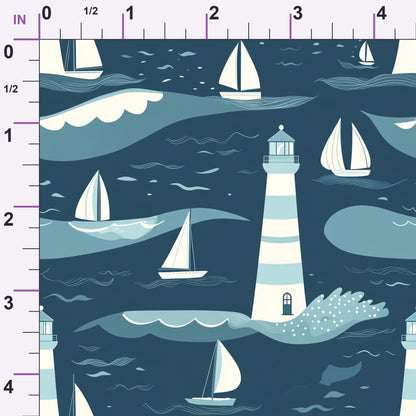 Beacon Bay Pattern 11 Minky Fabric