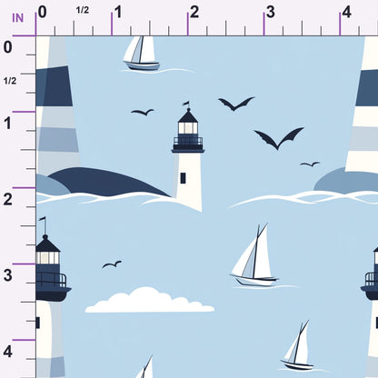 Beacon Bay Pattern 13 Minky Fabric