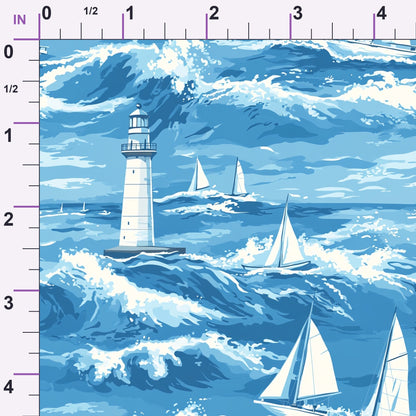 Beacon Bay Pattern 14 Minky Fabric
