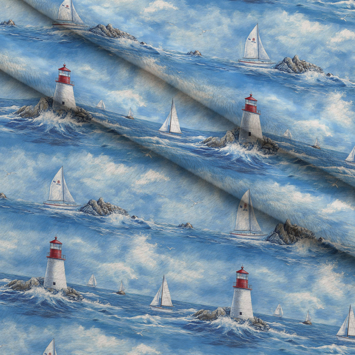 Beacon Bay Pattern 15 Minky Fabric