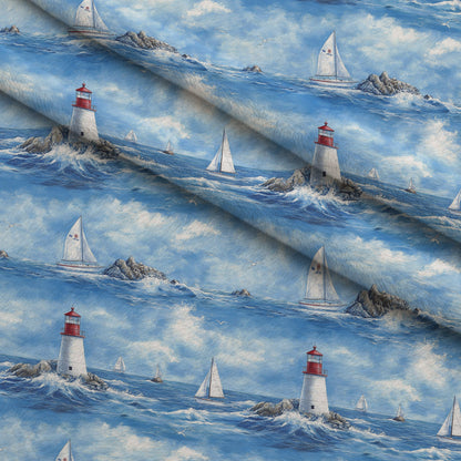 Beacon Bay Pattern 15 Minky Fabric