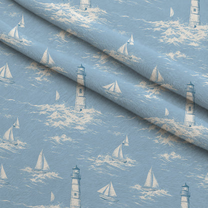 Beacon Bay Pattern 2 Minky Fabric