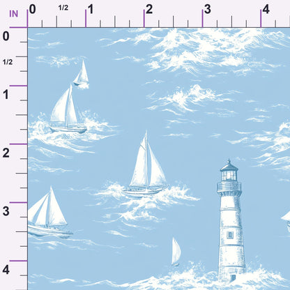 Beacon Bay Pattern 2 Minky Fabric