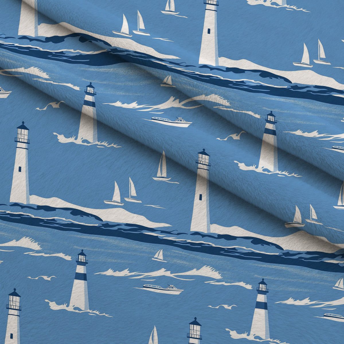Beacon Bay Pattern 5 Minky Fabric