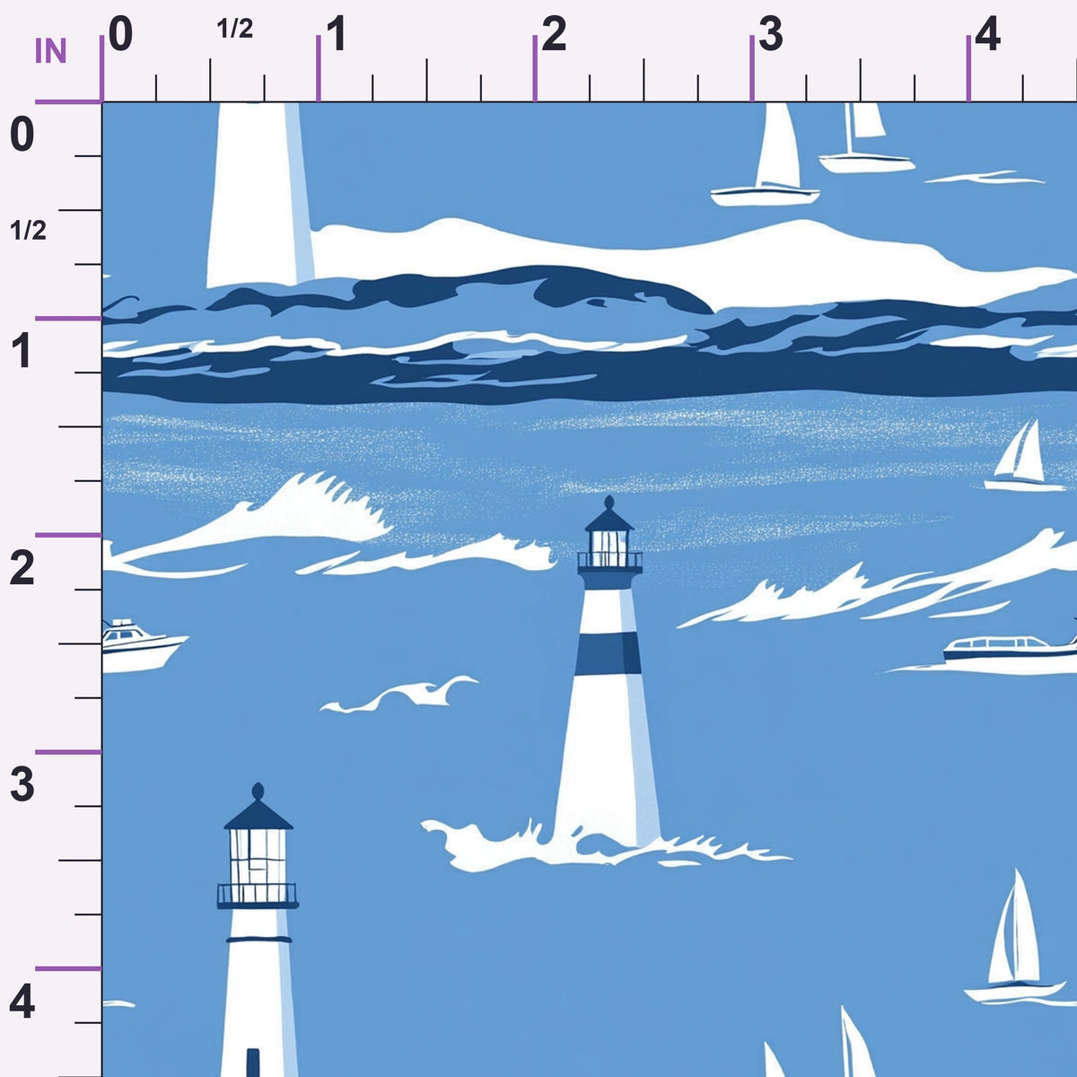 Beacon Bay Pattern 5 Minky Fabric