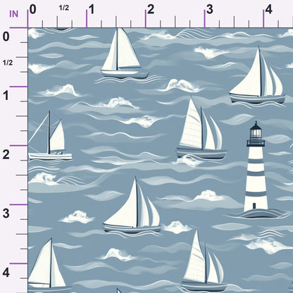 Beacon Bay Pattern 6 Minky Fabric