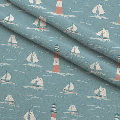 Beacon Bay Pattern 7 Minky Fabric