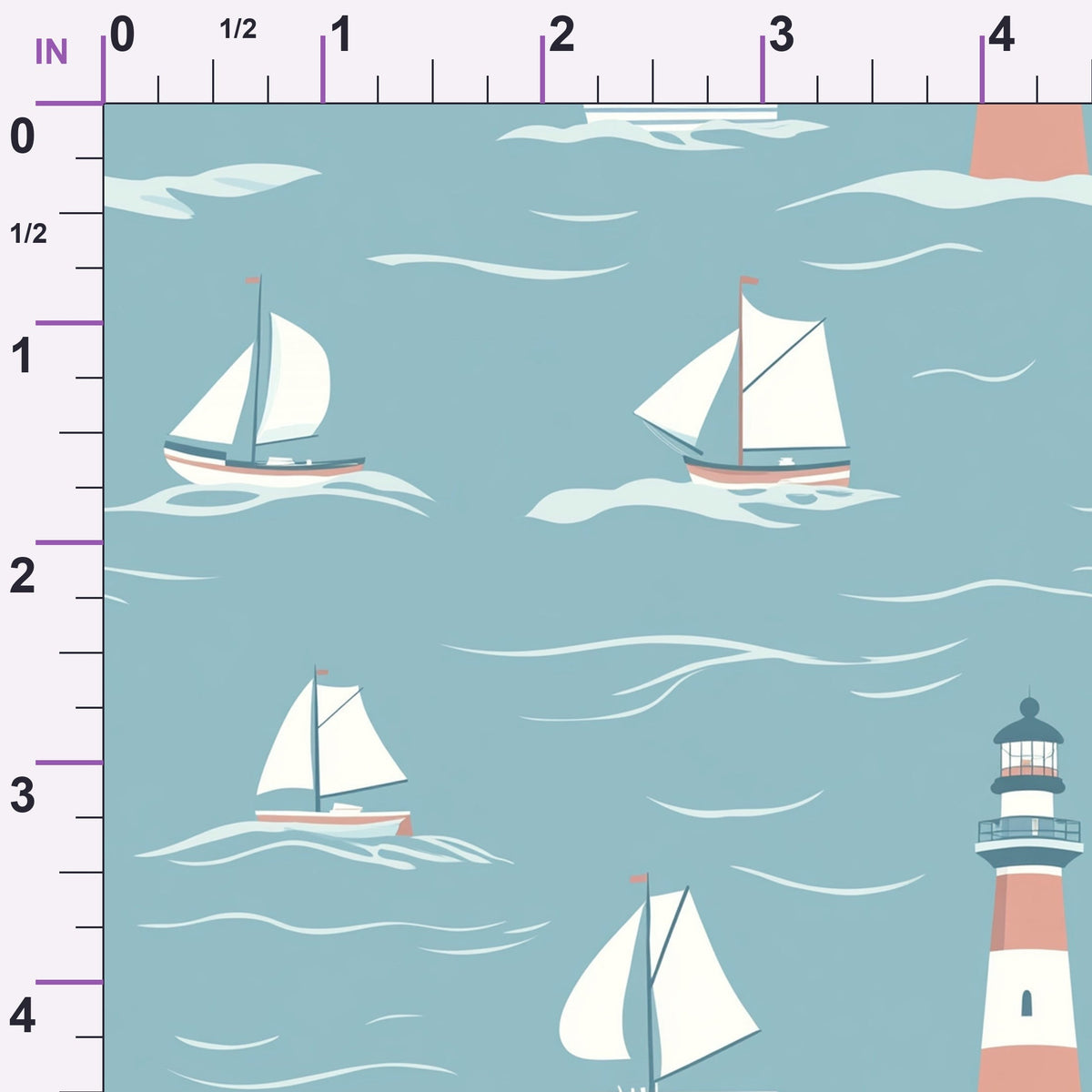 Beacon Bay Pattern 7 Minky Fabric