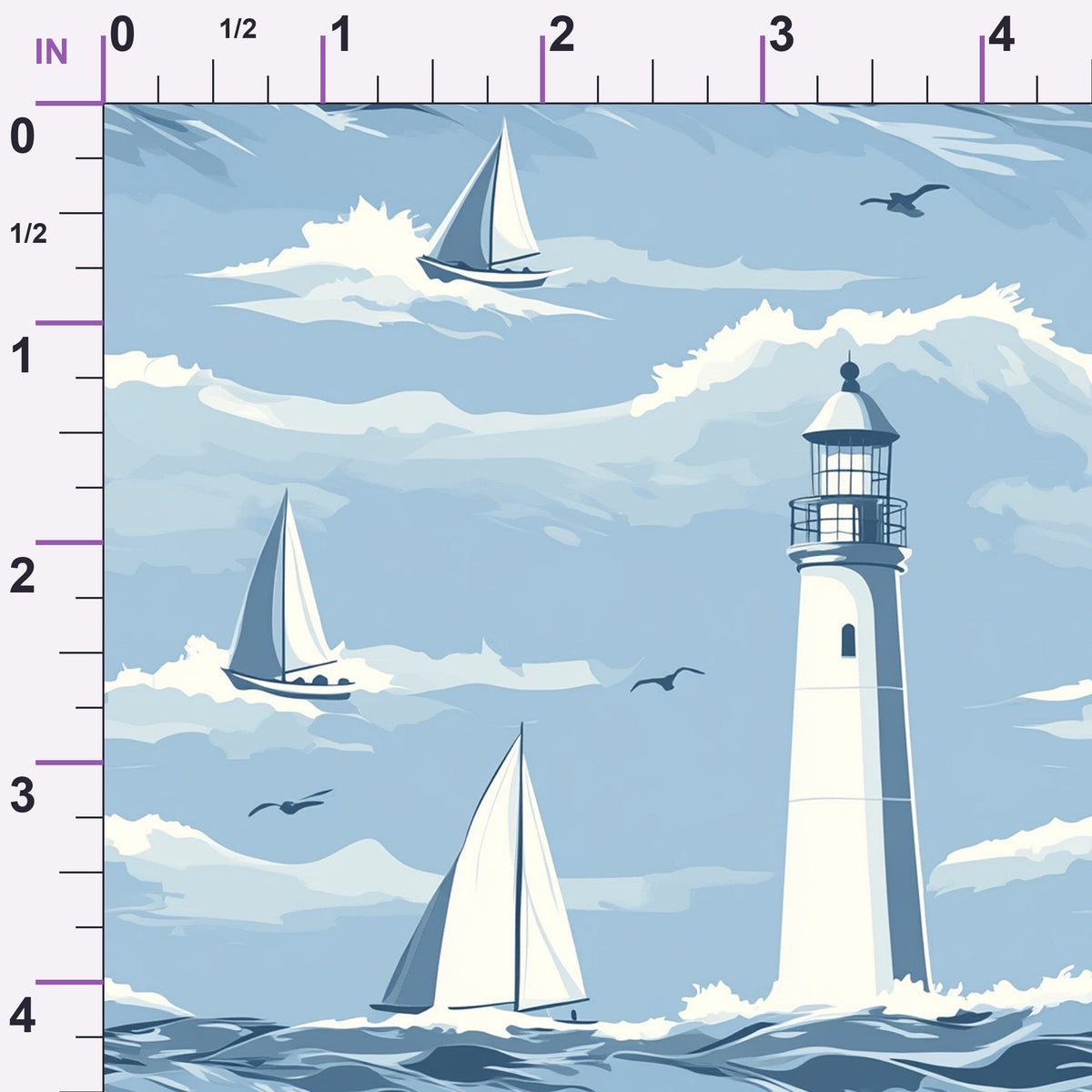 Beacon Bay Pattern 9 Minky Fabric