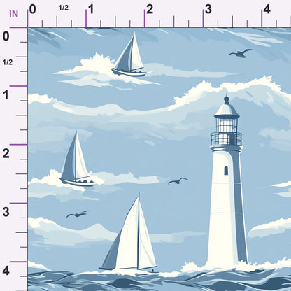 Beacon Bay Pattern 9 Minky Fabric