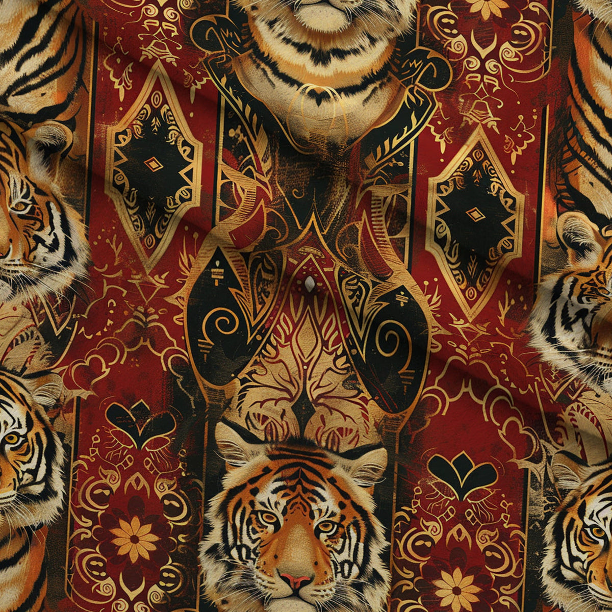 Bengal Tapestry Pattern 5 Minky Fabric