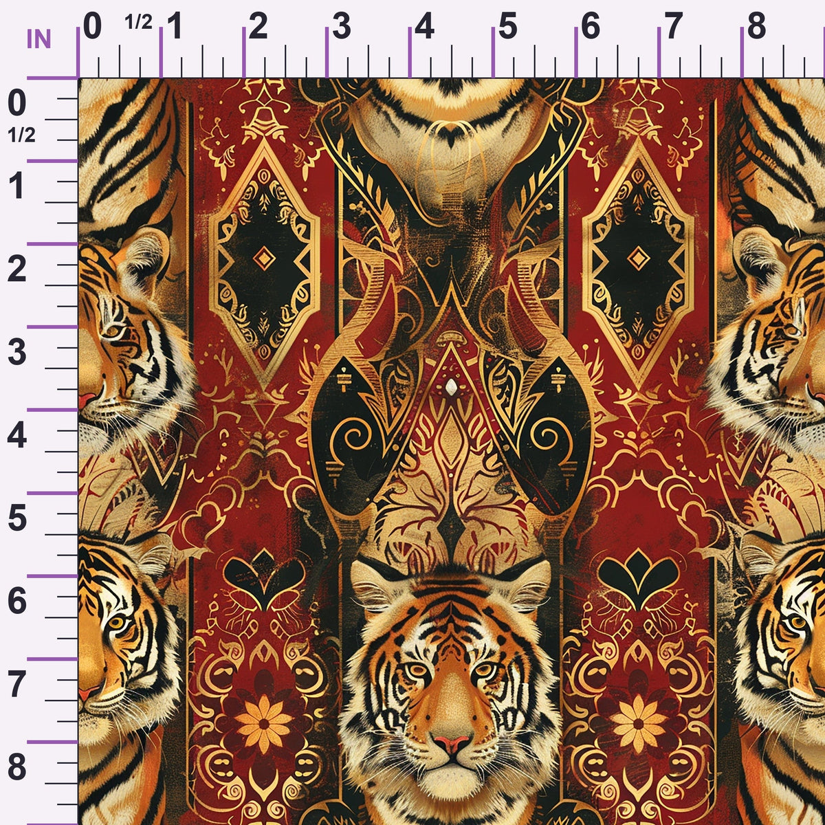 Bengal Tapestry Pattern 5 Minky Fabric