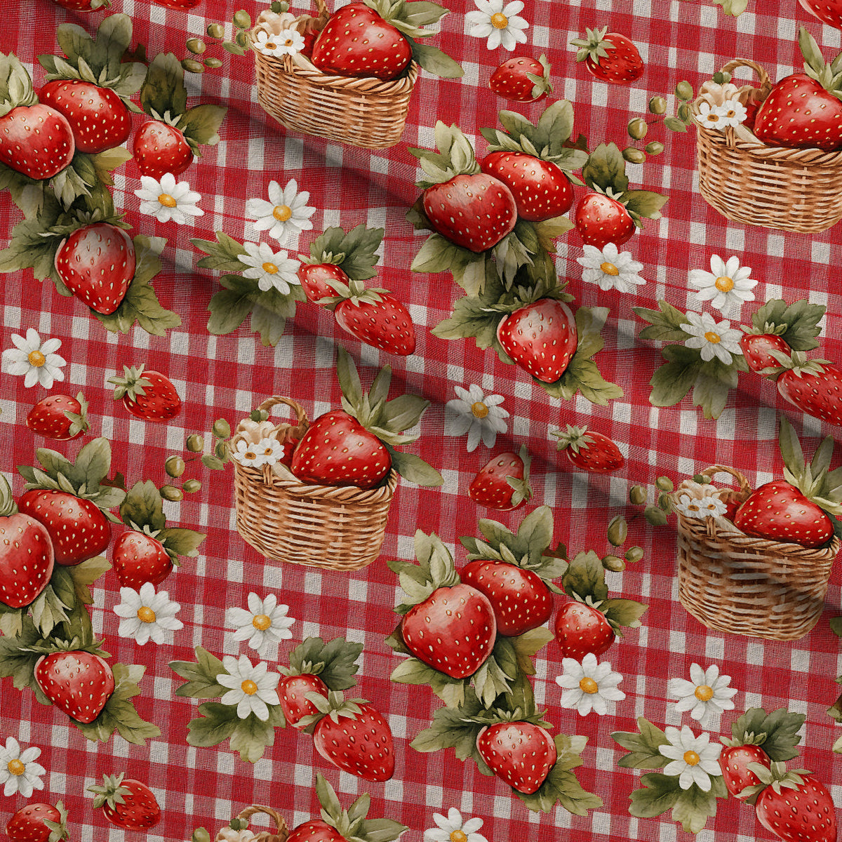 Berry Basket Charm Pattern 10 Minky Fabric