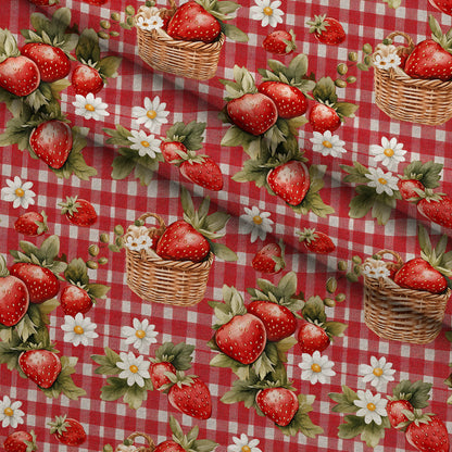 Berry Basket Charm Pattern 10 Minky Fabric