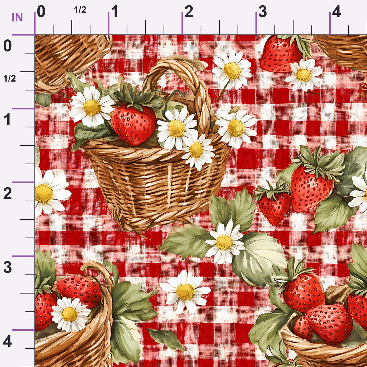 Berry Basket Charm Pattern 11 Minky Fabric