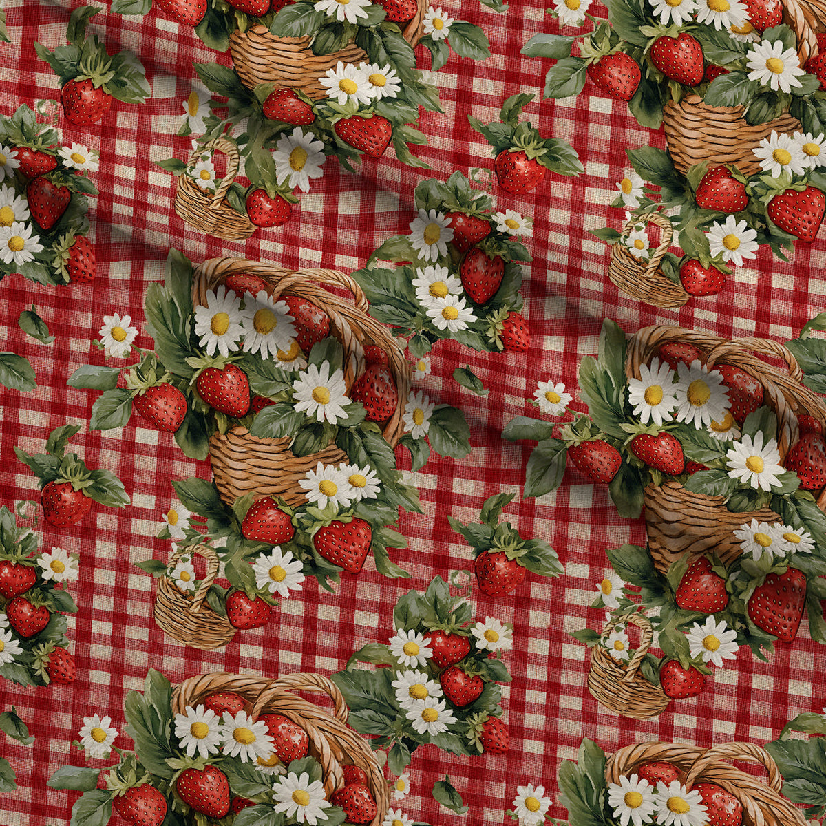 Berry Basket Charm Pattern 14 Minky Fabric