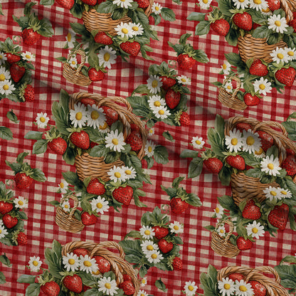 Berry Basket Charm Pattern 14 Minky Fabric