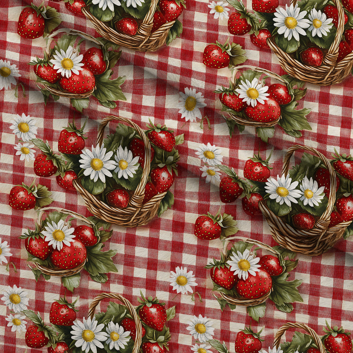 Berry Basket Charm Pattern 15 Minky Fabric