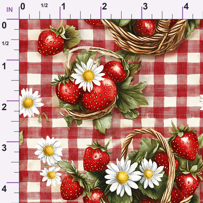 Berry Basket Charm Pattern 15 Minky Fabric