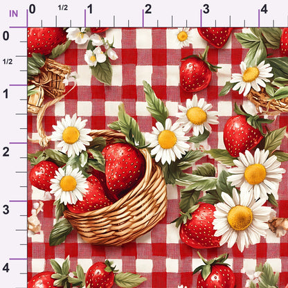 Berry Basket Charm Pattern 16 Minky Fabric