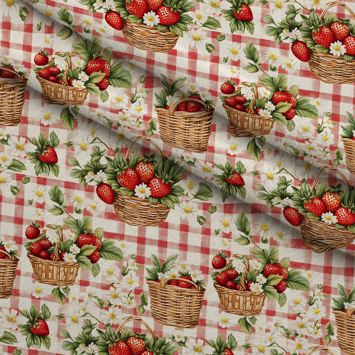 Berry Basket Charm Pattern 17 Minky Fabric