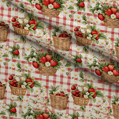Berry Basket Charm Pattern 17 Minky Fabric