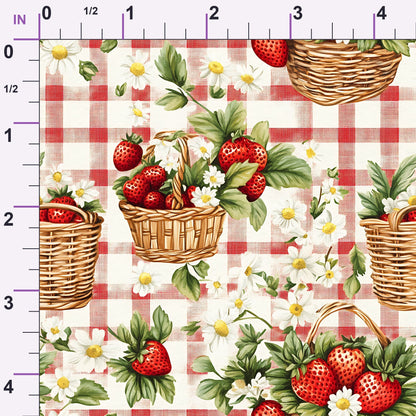 Berry Basket Charm Pattern 17 Minky Fabric