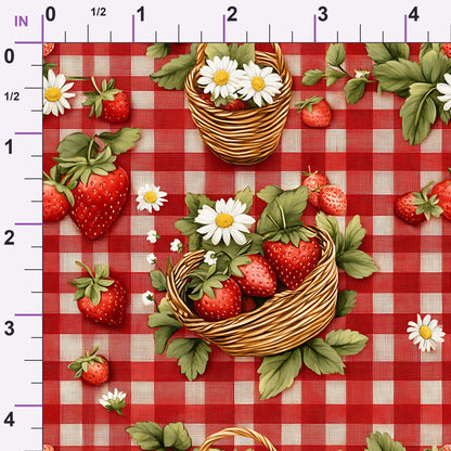 Berry Basket Charm Pattern 19 Minky Fabric