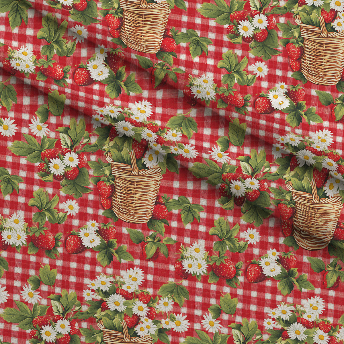Berry Basket Charm Pattern 20 Minky Fabric