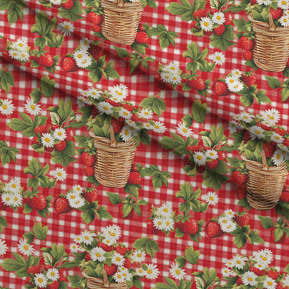 Berry Basket Charm Pattern 20 Minky Fabric