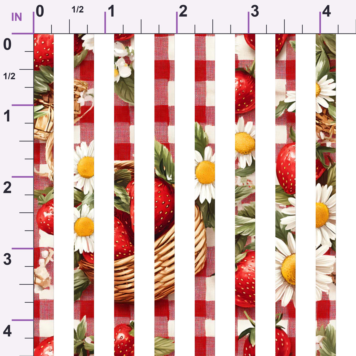 Berry Basket Charm Pattern 23 Minky Fabric