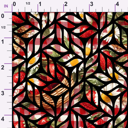 Berry Basket Charm Pattern 26 Minky Fabric