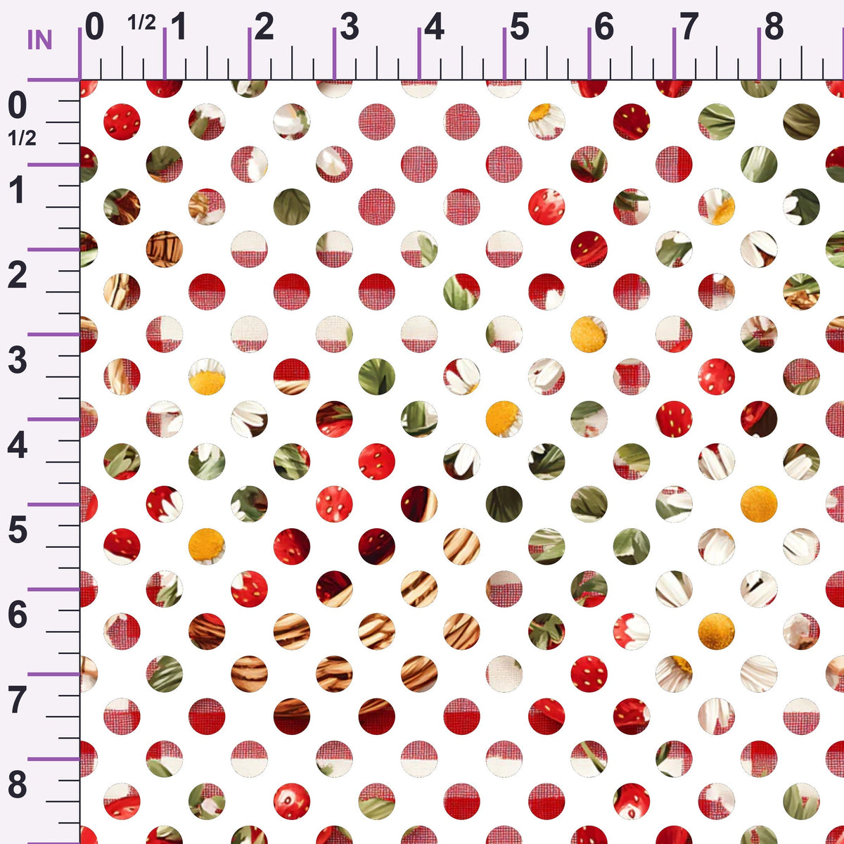 Berry Basket Charm Pattern 29 Minky Fabric