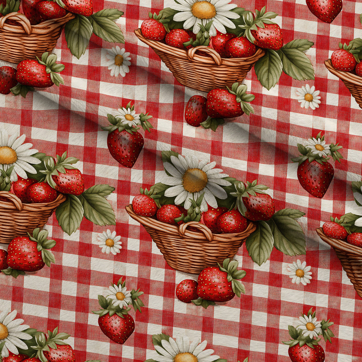 Berry Basket Charm Pattern 3 Minky Fabric
