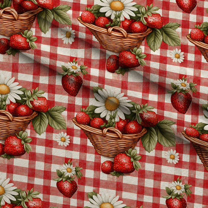 Berry Basket Charm Pattern 3 Minky Fabric