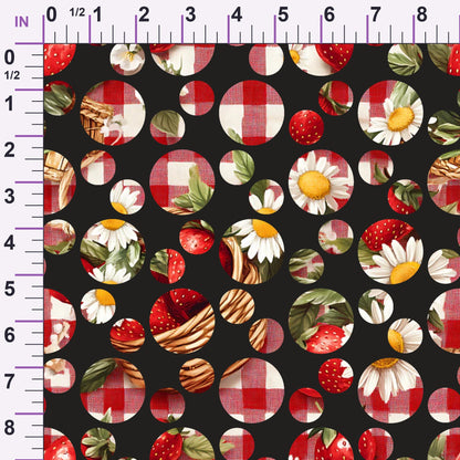 Berry Basket Charm Pattern 31 Minky Fabric