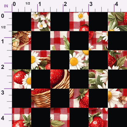 Berry Basket Charm Pattern 33 Minky Fabric