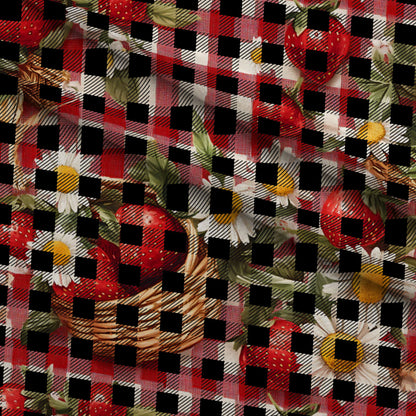 Berry Basket Charm Pattern 35 Minky Fabric