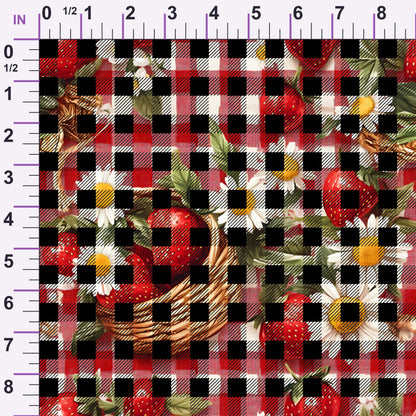 Berry Basket Charm Pattern 35 Minky Fabric