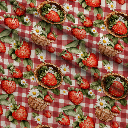 Berry Basket Charm Pattern 4 Minky Fabric